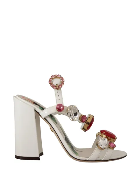 Dolce & Gabbana patent leater heeled sandals