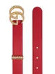 Gucci leren riem met dubbele gesp van Torchon