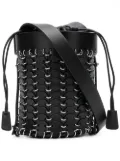 Rabanne mini-bucket tote bag - Black