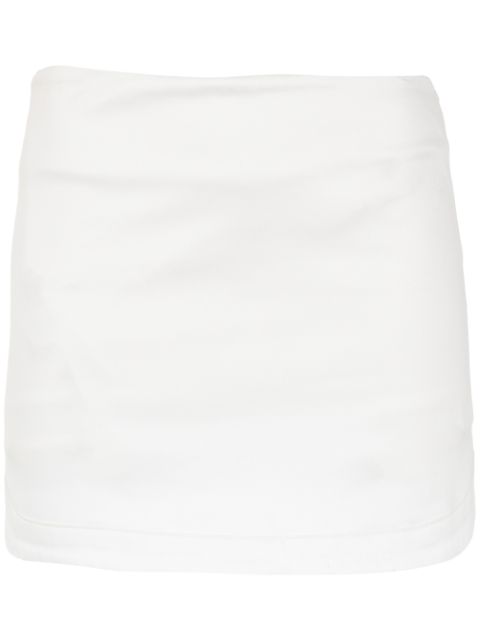 ANDREA BOGOSIAN ANDREA BOGOSIAN HIGH WAISTED SLIM SKIRT - WHITE