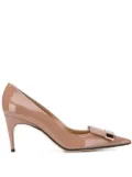Sergio Rossi sr1 embellished pumps - Neutrals