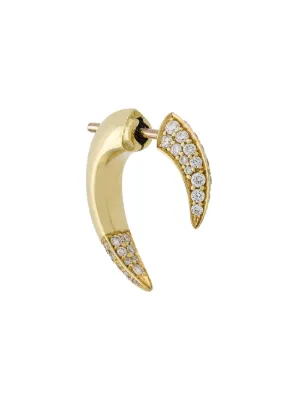 Shaun Leane 18kt الذهب الأصفر تالون الماس القرط