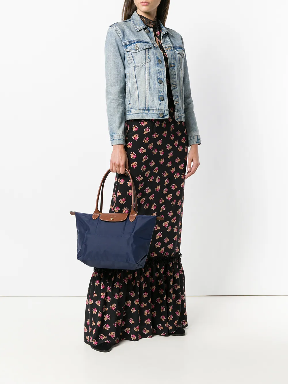 Longchamp Le Pliage tote - Blauw
