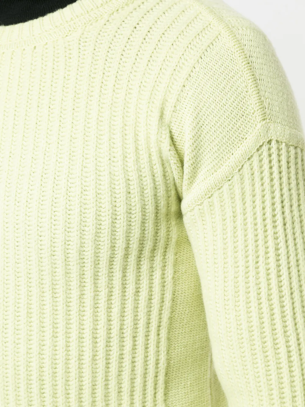 Shop Rick Owens Fisherman Knit Jumper In Yellow