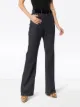 Adeam Bootleg silk-blend belted jeans