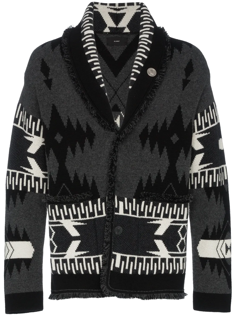 Alanui jacquard cashmere shawl cardigan $3,020 Shop AW18 Alanui jacquard cashmere shawl cardigan $3,020 Shop AW18