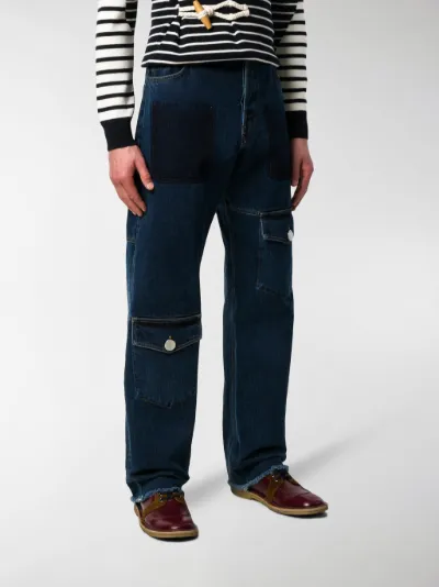 JW Anderson multi pocket denim trousers 