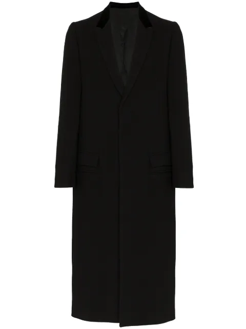 Haider Ackermann single-breasted wool coat