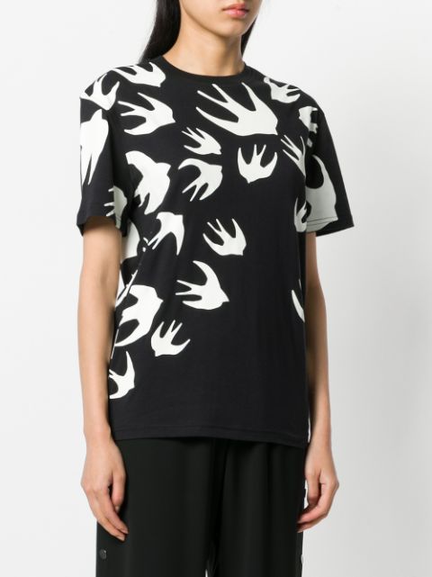 swallow print shirt