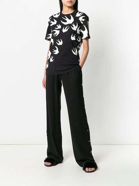 swallow print shirt