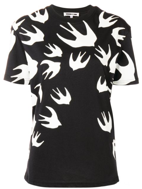 swallow print shirt