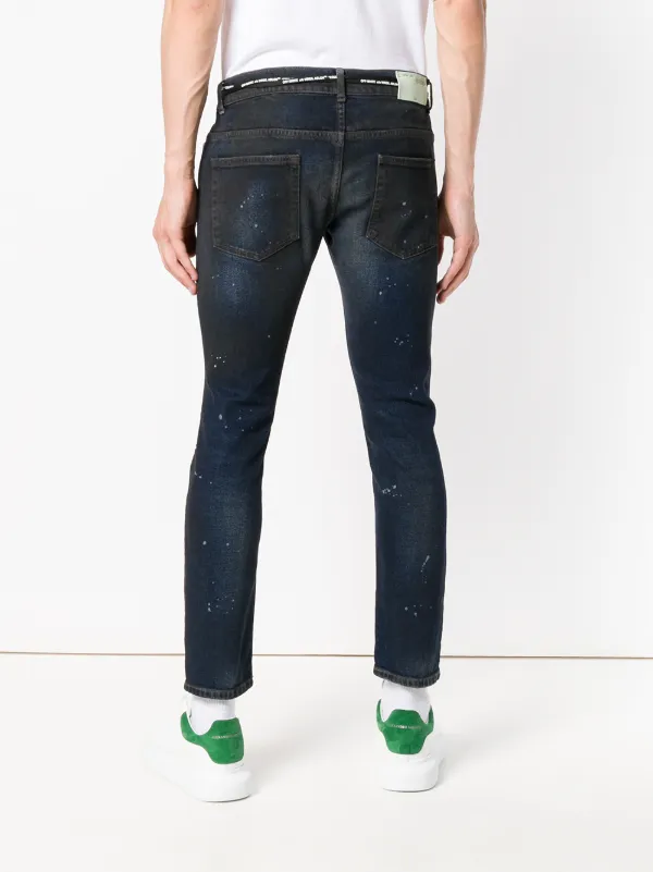 Off-White スキニージーンズ | ブルー | FARFETCH JP