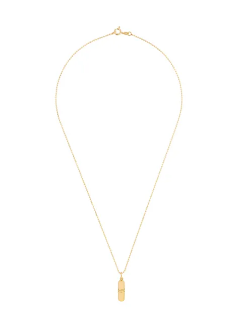 True Rocks small pill pendant necklace