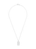 True Rocks razor pendant necklace - Metallic