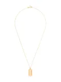 True Rocks razor pendant necklace - Metallic