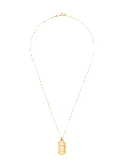 True Rocks razor pendant necklace