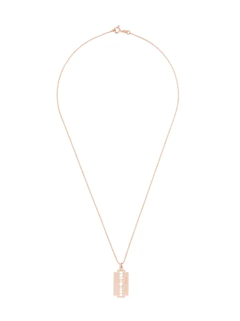 True Rocks razor pendant necklace