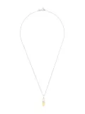 True Rocks small pill pendant necklace - Metallic
