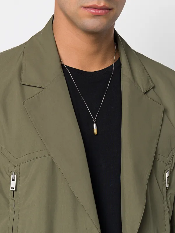 True Rocks Small Pill Pendant Necklace | Metallic | FARFETCH BH