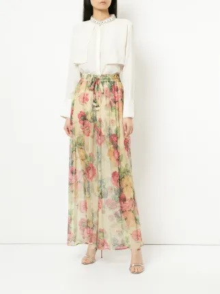 floral print palazzo pants展示图