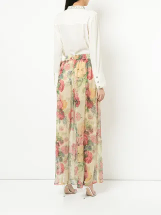 floral print palazzo pants展示图