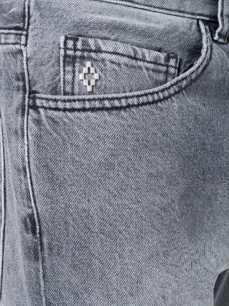 cropped faded jeans展示图