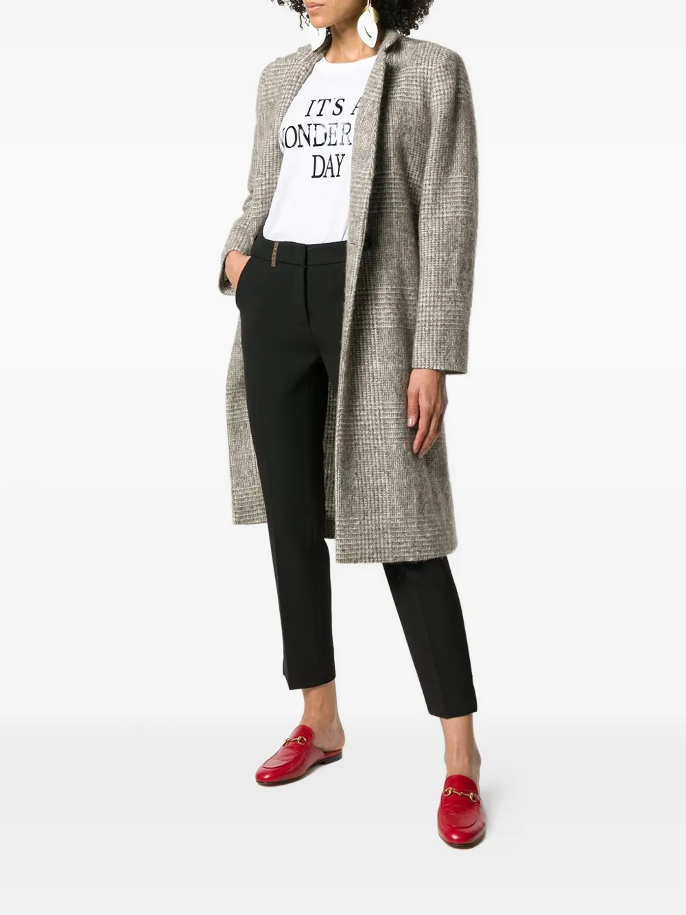 Peserico bead-detail trousers | Cropped Trousers | Image 2
