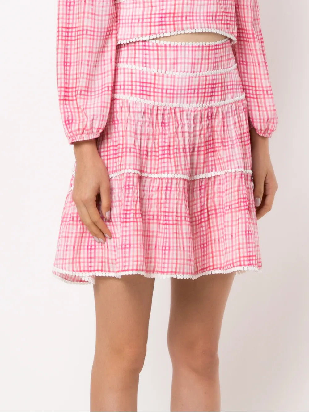 Olympiah Rok met print Roze