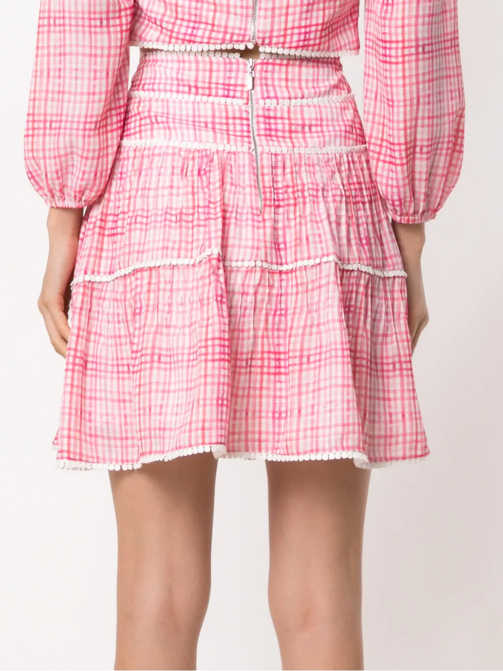 Olympiah Rok met print Roze