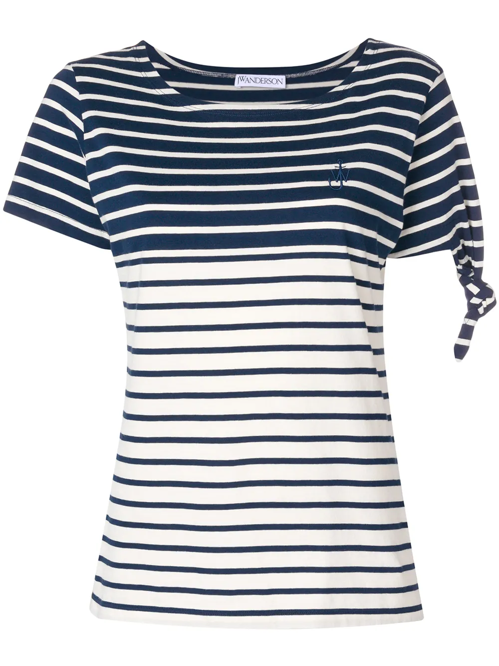 JW Anderson Gestreiftes T-Shirt - Blau