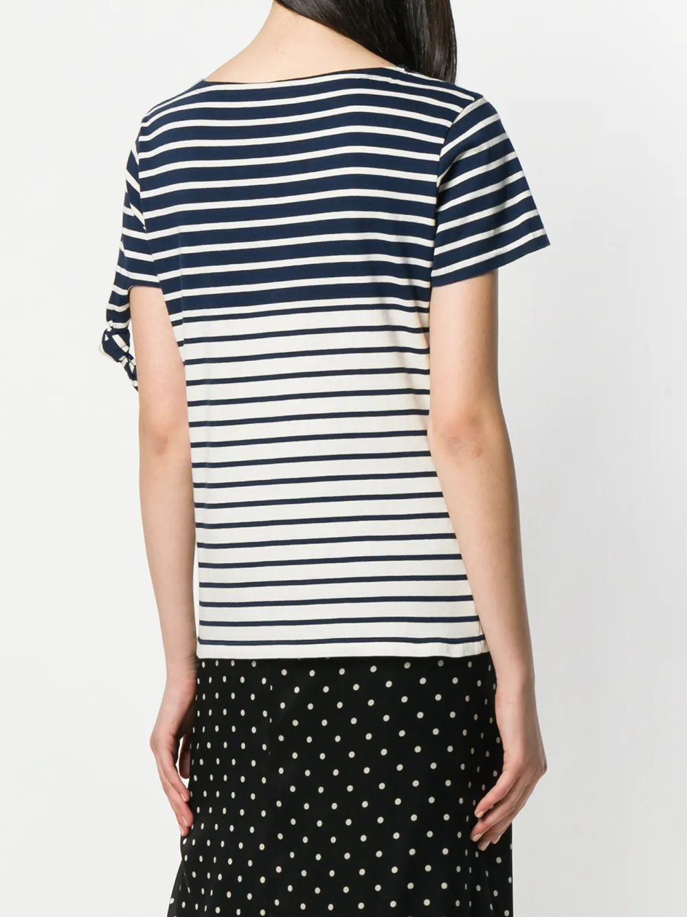 JW Anderson striped knot T-shirt Blauw