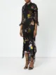 Preen By Thornton Bregazzi floral print ruche detail dress