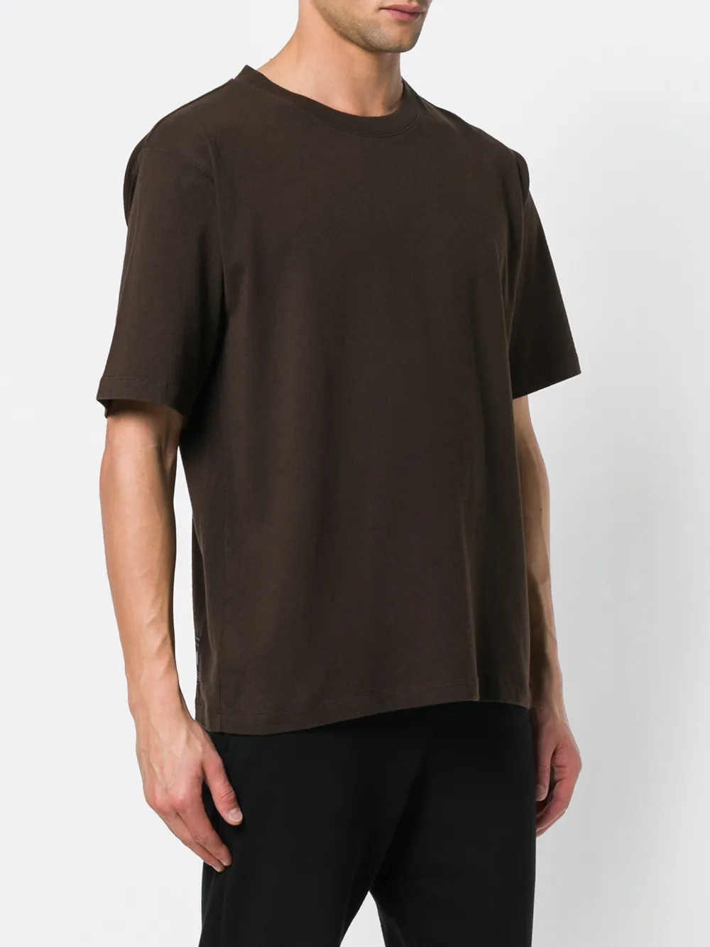  Unravel Project Back Print T-shirt - Brown 