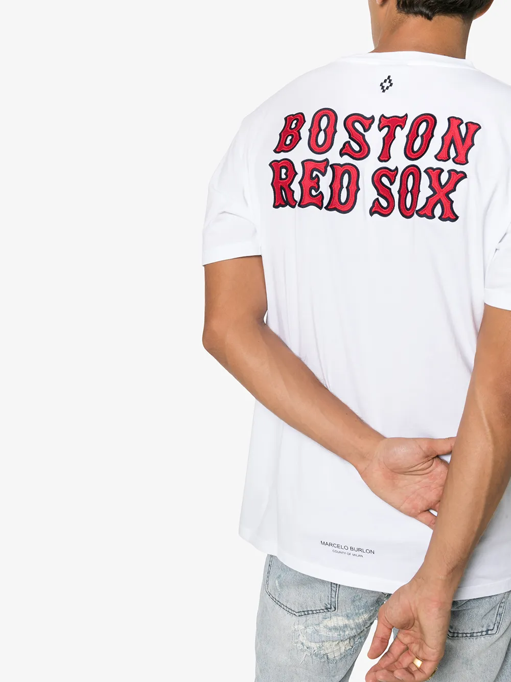 COUNTY OF MILAN Boston Red Sox T- shirt Wit