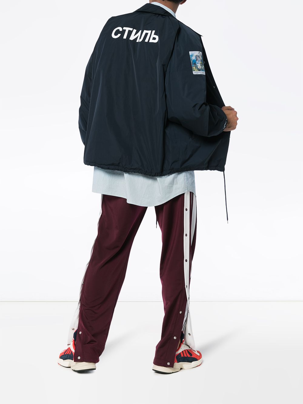 фото Heron preston спортивная куртка с принтом 'ctnmb'