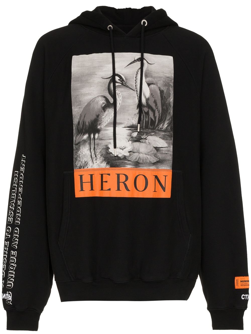 фото Heron preston толстовка с капюшоном и логотипом