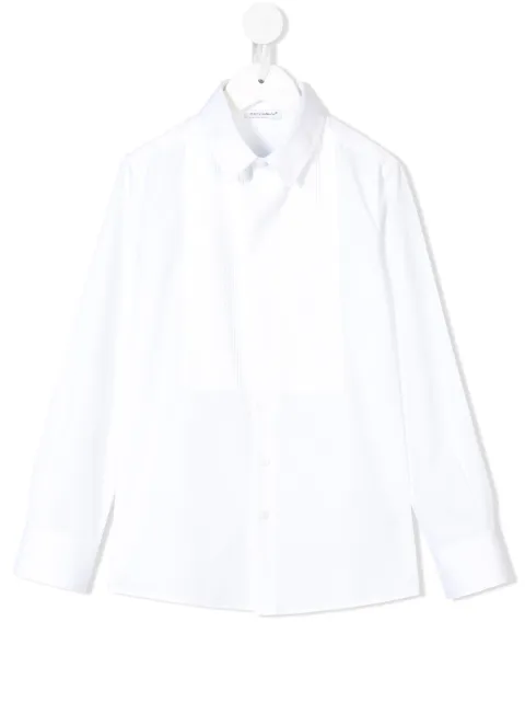 Dolce & Gabbana Kids Hemd mit Falten