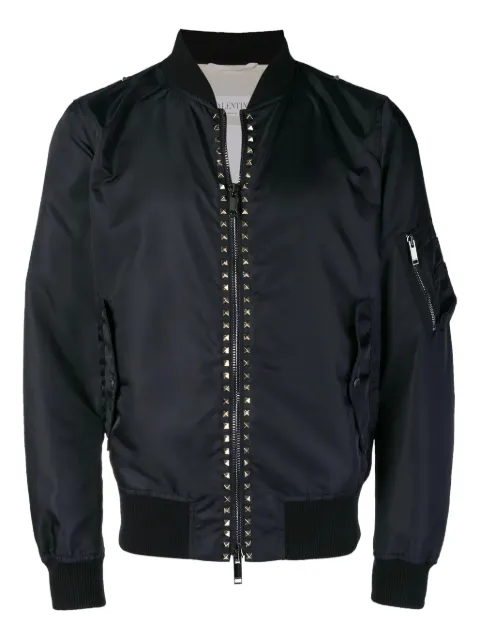 Valentino Garavani stud-embellished bomber jacket