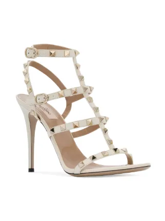 rockstud embellished strappy heels展示图