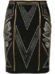 Image 1 of Just Cavalli stud-embellished pencil skirt