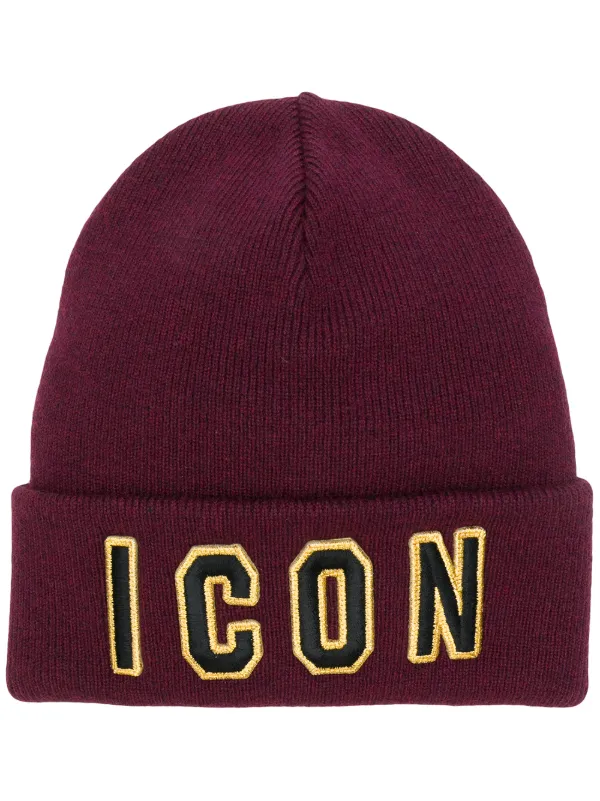dsquared icon beanie