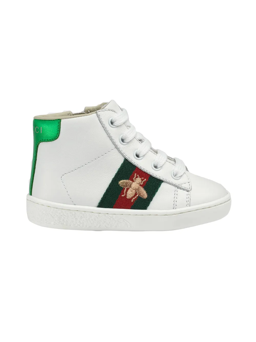 Gucci Kids Toddler s Leather high top Sneakers Farfetch