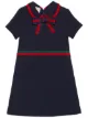 الصورة 1 من Gucci Kids فستان قطن للأطفال Web Bow