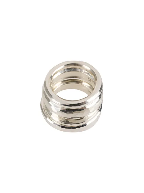 WERKSTATT:MÜNCHEN 4 hammered ring set