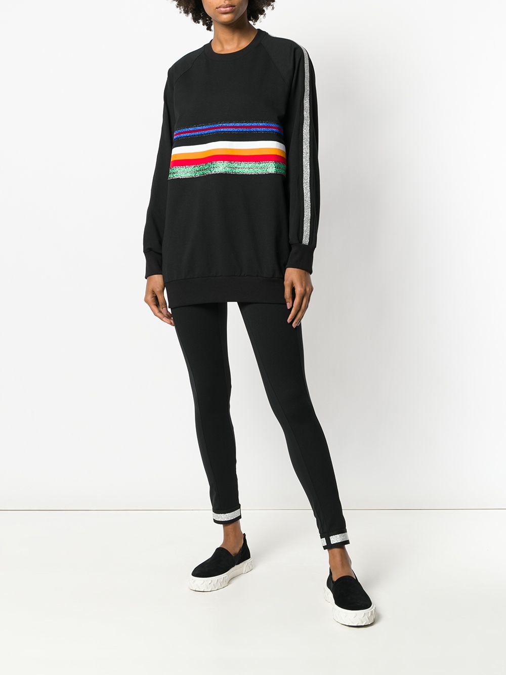 фото No Ka' Oi oversized stripe front sweatshirt