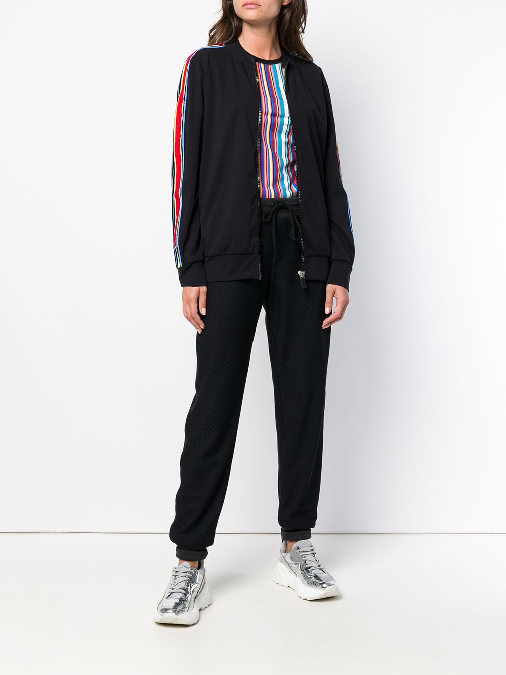 фото No Ka' Oi side-stripe zipped jacket