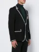 Dolce & Gabbana contrast piping blazer