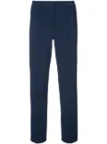 Adam Lippes pintuck cigarette trousers - Blue