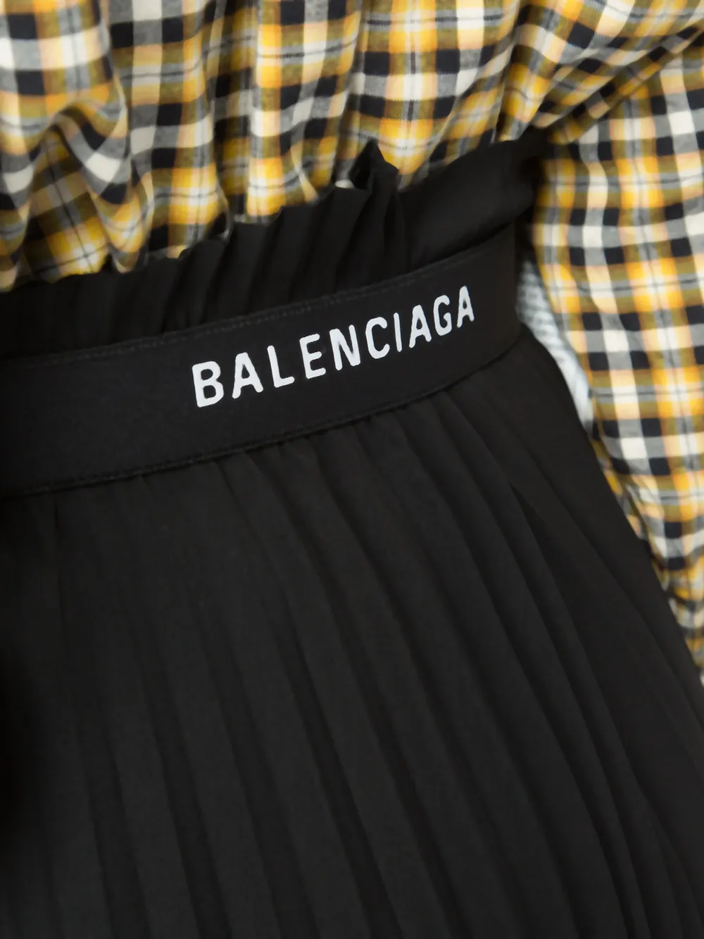 Balenciaga plooirok Zwart
