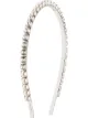 Image 1 of Miu Miu pearl and crystal embellished headband